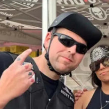 Load image into Gallery viewer, MicroLid Curve -Baseball Motorcycle Helmet Black Matte