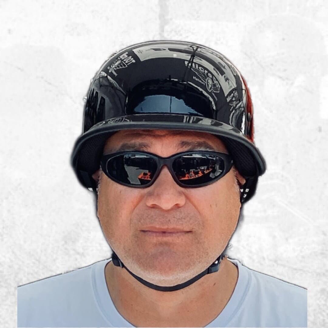 beanie motorcycle helmets dot Micro DOT Mayhem German Style Motorcycle Helmet