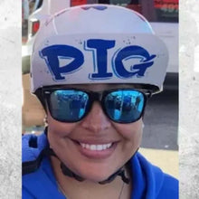 Load image into Gallery viewer, MicroLid Curve -Baseball Motorcycle Helmet White Gloss