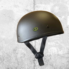 Load image into Gallery viewer, Blister Beanie Small DOT motorcycle helmet with Carbonfiber Look
