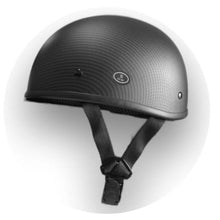 Load image into Gallery viewer, Blister Beanie Small DOT motorcycle helmet with Carbonfiber Look
