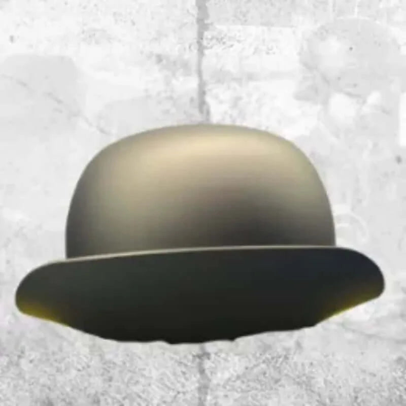 bowler hat motorcycle helmet Black Matte Slider Baseball Motorcycle Helmet by MicroLid from MicroDOT Helmet Co – Dealers MicroDOT